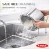 Handsfree Rice Pot Drainer Stand