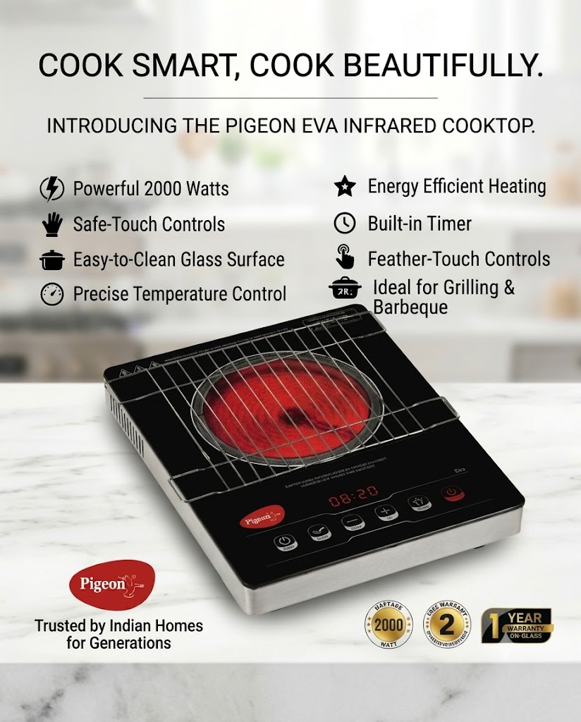 PIGEON EVA INFRARED COOKTOP - Image 2
