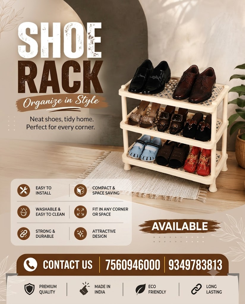 MULTI-TIER PLASTIC SHOE RACK - Image 2