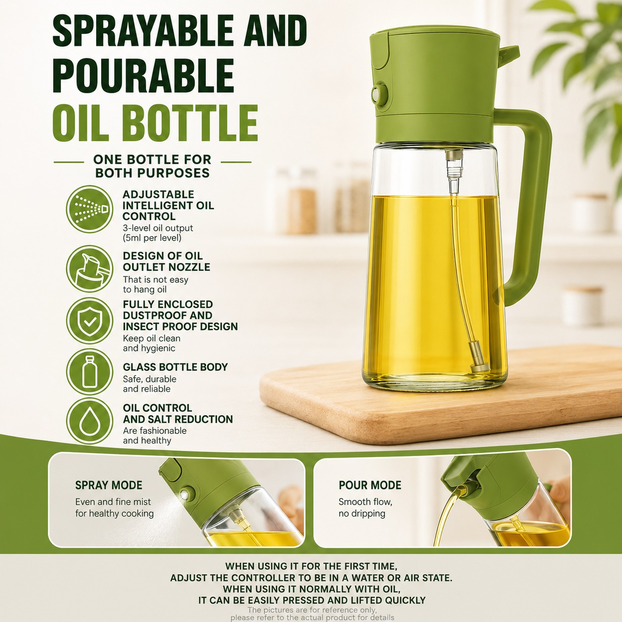 SPRAYABLE AND POURABLE OIL BOTTLE - Image 2