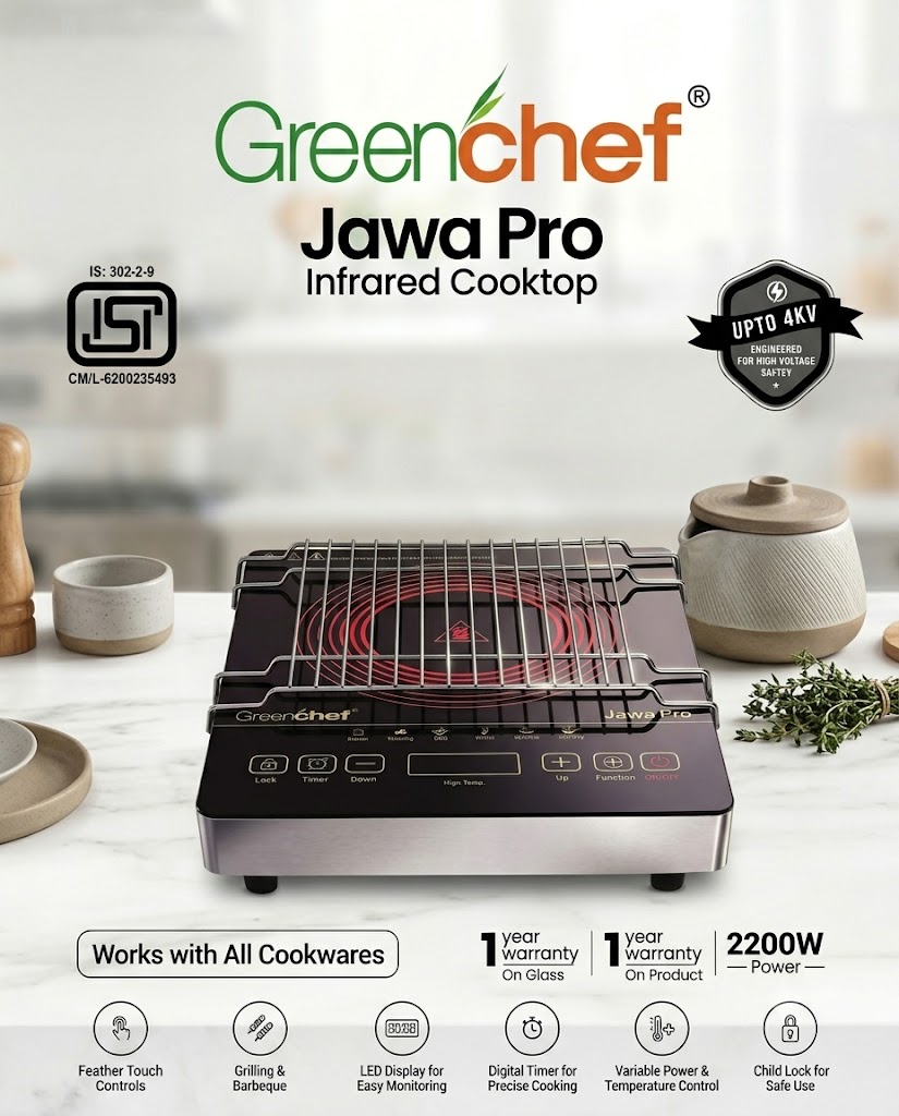 GREENCHEF JAWA PRO INFRARED COOKTOP