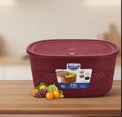 BASKET WITH LID
