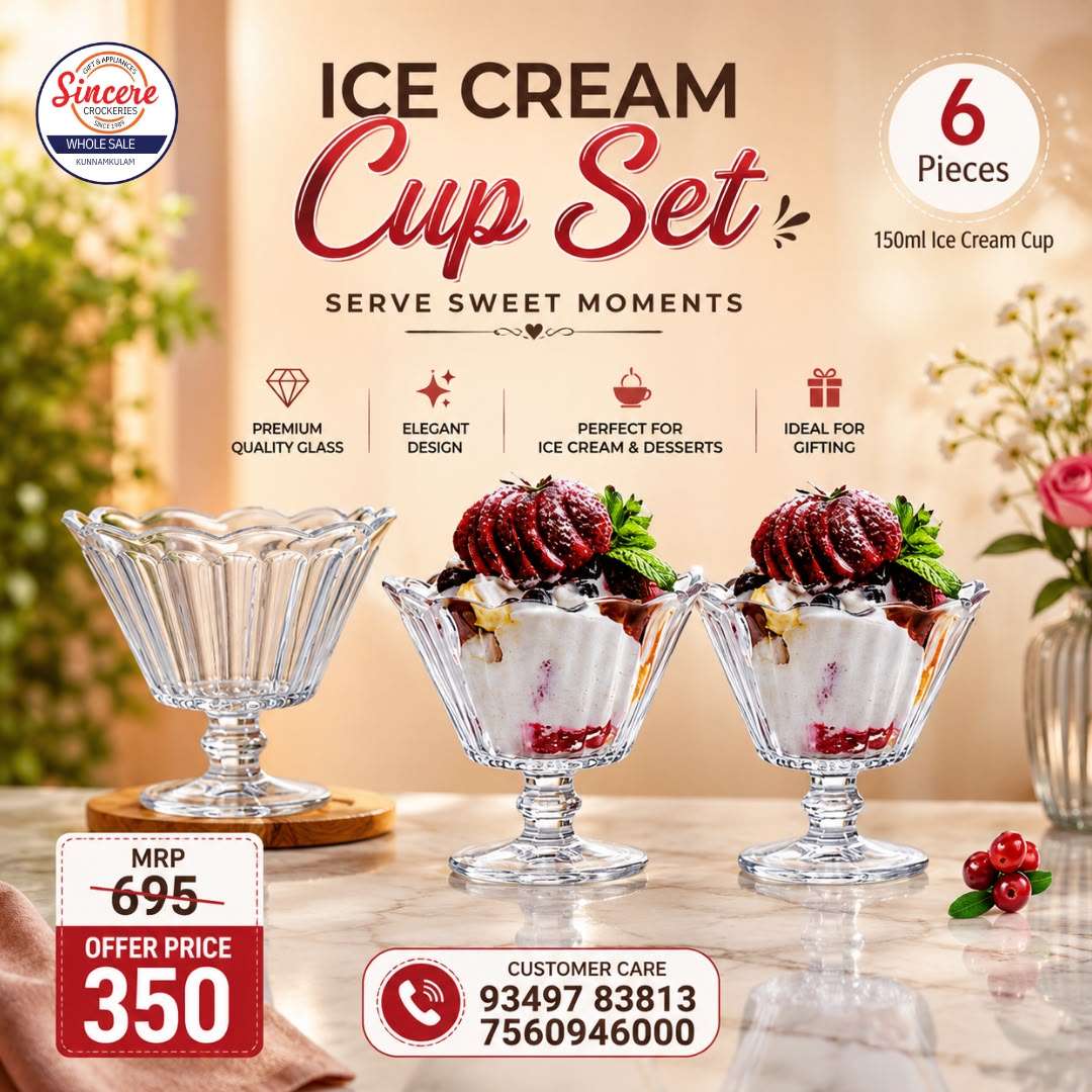 ICE CREAM CUP SET 6PCS - Image 2