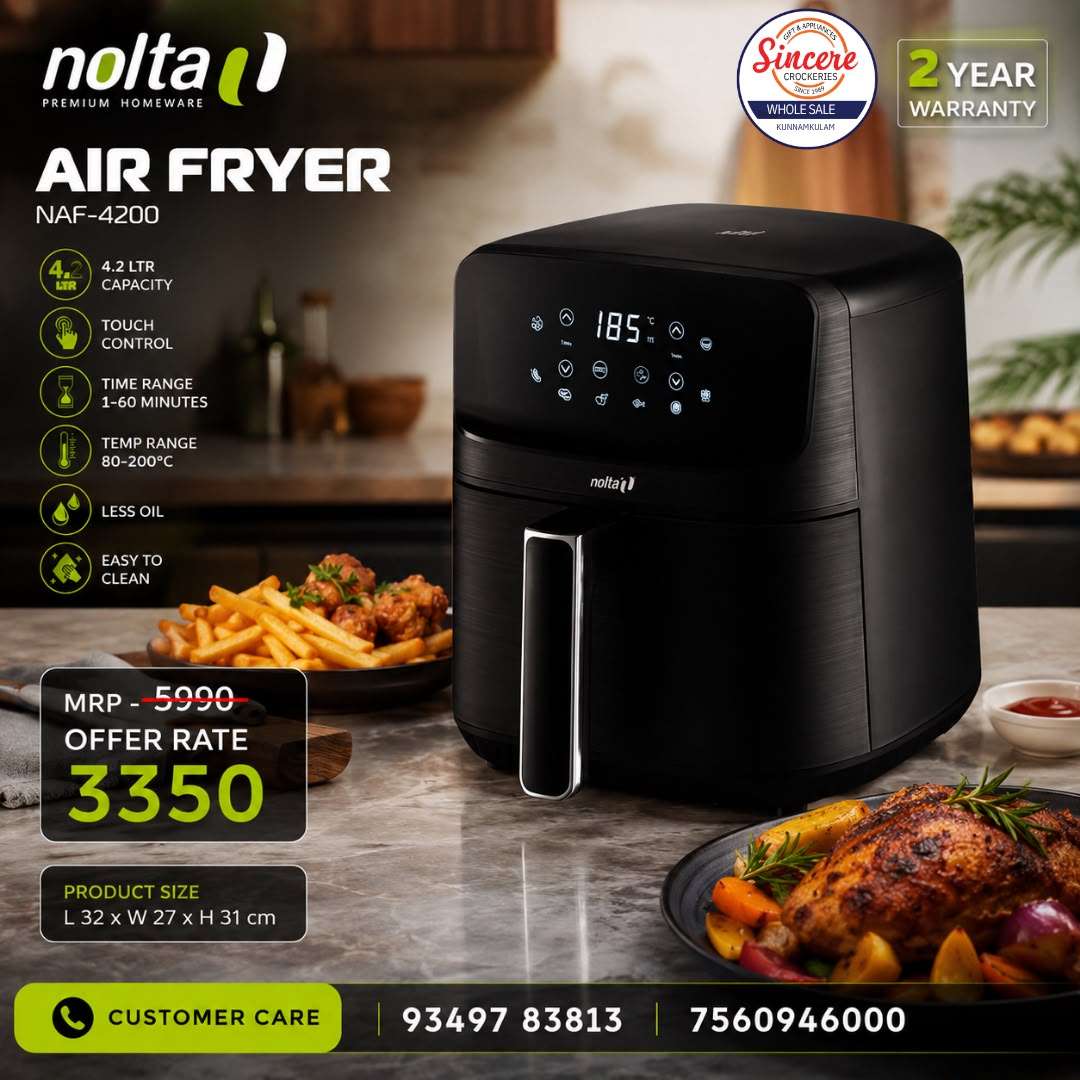 NOLTA AIR FRYER NAF-4200 - Image 2