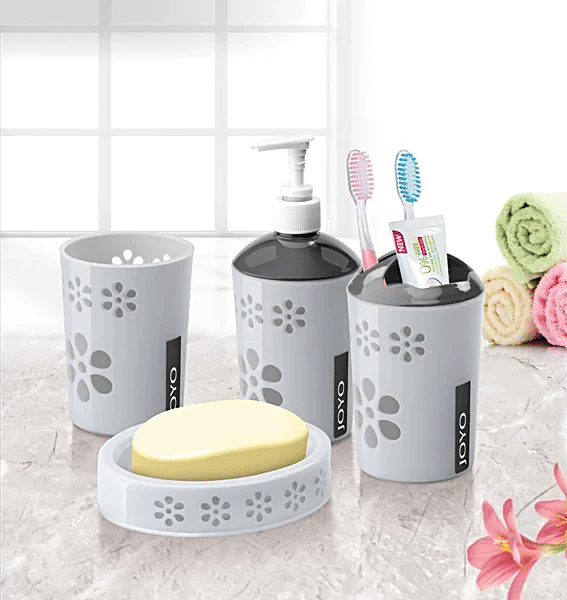 JOYO 4-PIECE BATHROOM ACCESSORY SET - Image 2