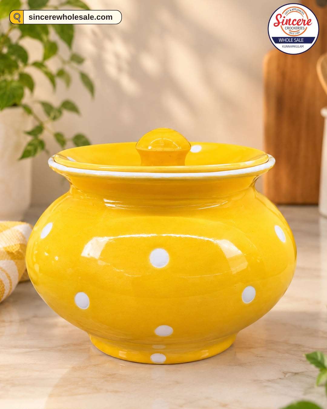 CERAMIC JAR WITH LID - Image 4